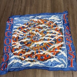 Colorful Ricordo Di Assisi‎ Scarf